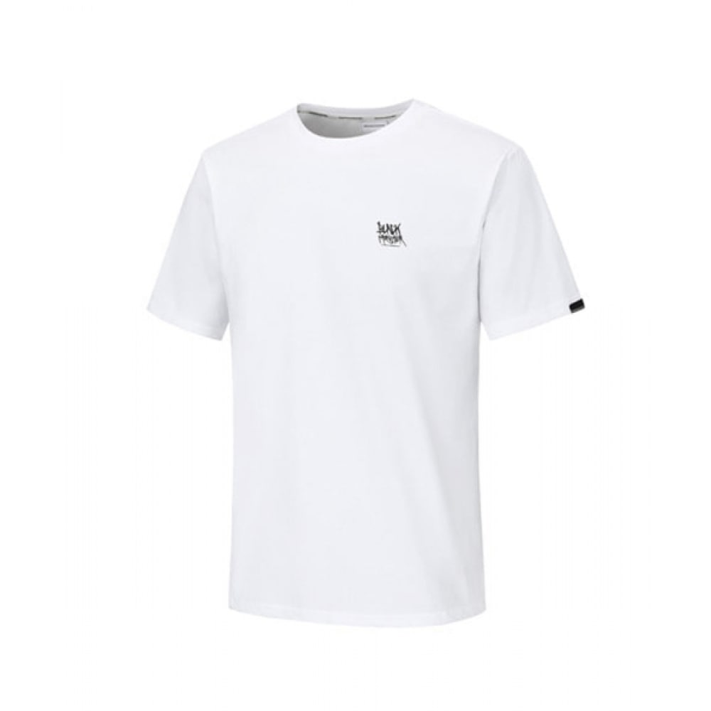 ブラックモンスターフィットランニングソロナショートスリーブ (ホワイト) /BM220119