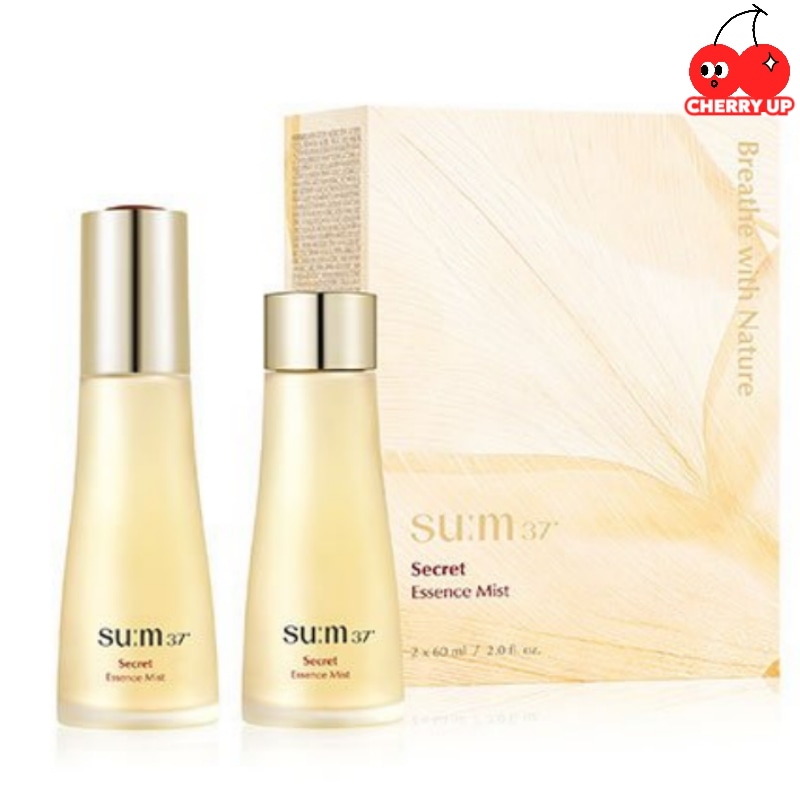 シークレットミスト 60mL ×2本 デュオセット/韓国コスメ/韓国スキンケア/乳液/美容液./エッセンス/トナー/保湿/乾燥肌/敏感肌/低刺激/しわケア/自然光肌/栄養/鎮静