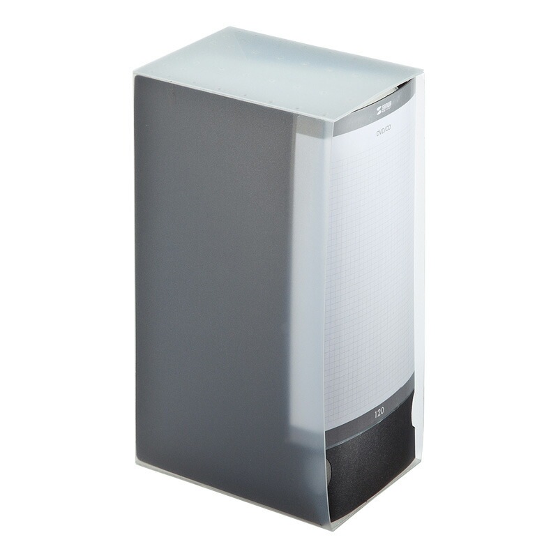 （まとめ買い）DVD CDファイルケース 120枚収納 ブラック FCD-FL120BK [x3]