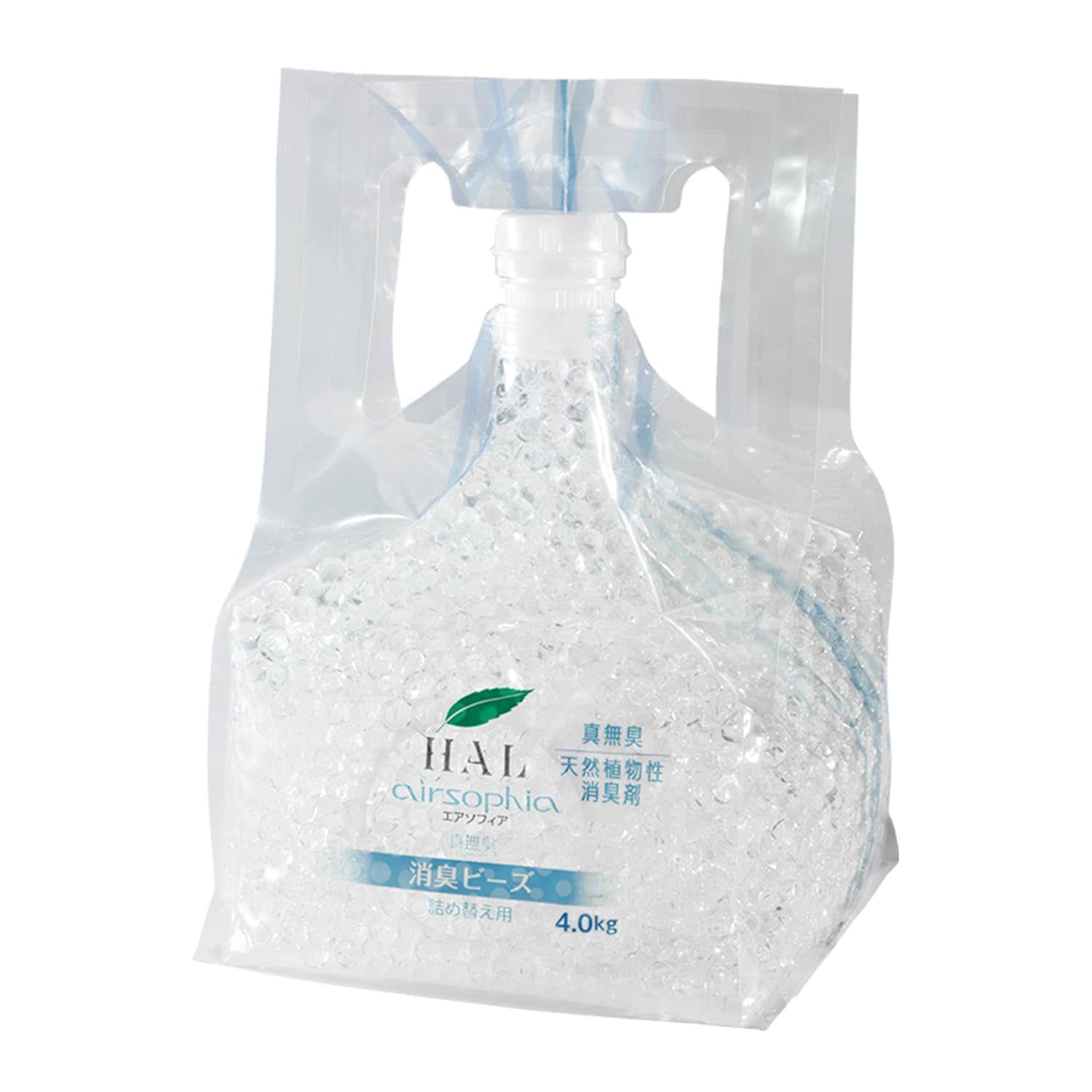 【大容量】ハル・インダストリ 消臭 無香料 ビーズ (4kg / 詰め替え) 業務用 タバコ 下駄箱 トイレ