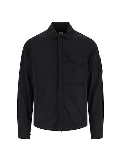 C.P. COMPANY Men Shirts 19CMOS089A005904G999 Black 33,545円