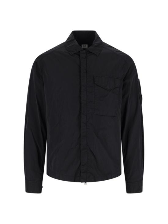 C.P. COMPANY Men Shirts 19CMOS089A005904G999 Black