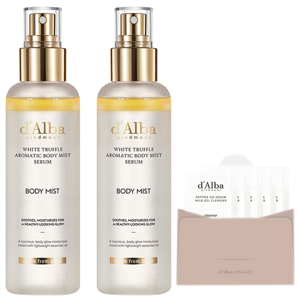 ホワイトトリュフ アロマチック ボディミストセラム 180mlx2p + 弱酸性ジェルクレンザー 3mlx5p1セット