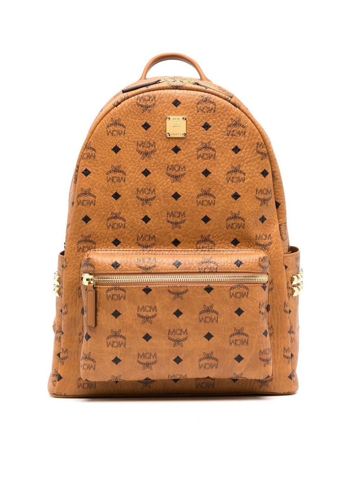 MCM MMKDSVE08-CO001 MIDEUM STARK SIDE STUDS BACKPACK IN VESETOS エムシーエム ミディアム スターク サイド スタッズ バックパック