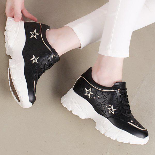シューズ レザー 厚底 女性 レディース スニーカー スリッポン スニーカー 6.5cm sjbad LN2272_P406036070