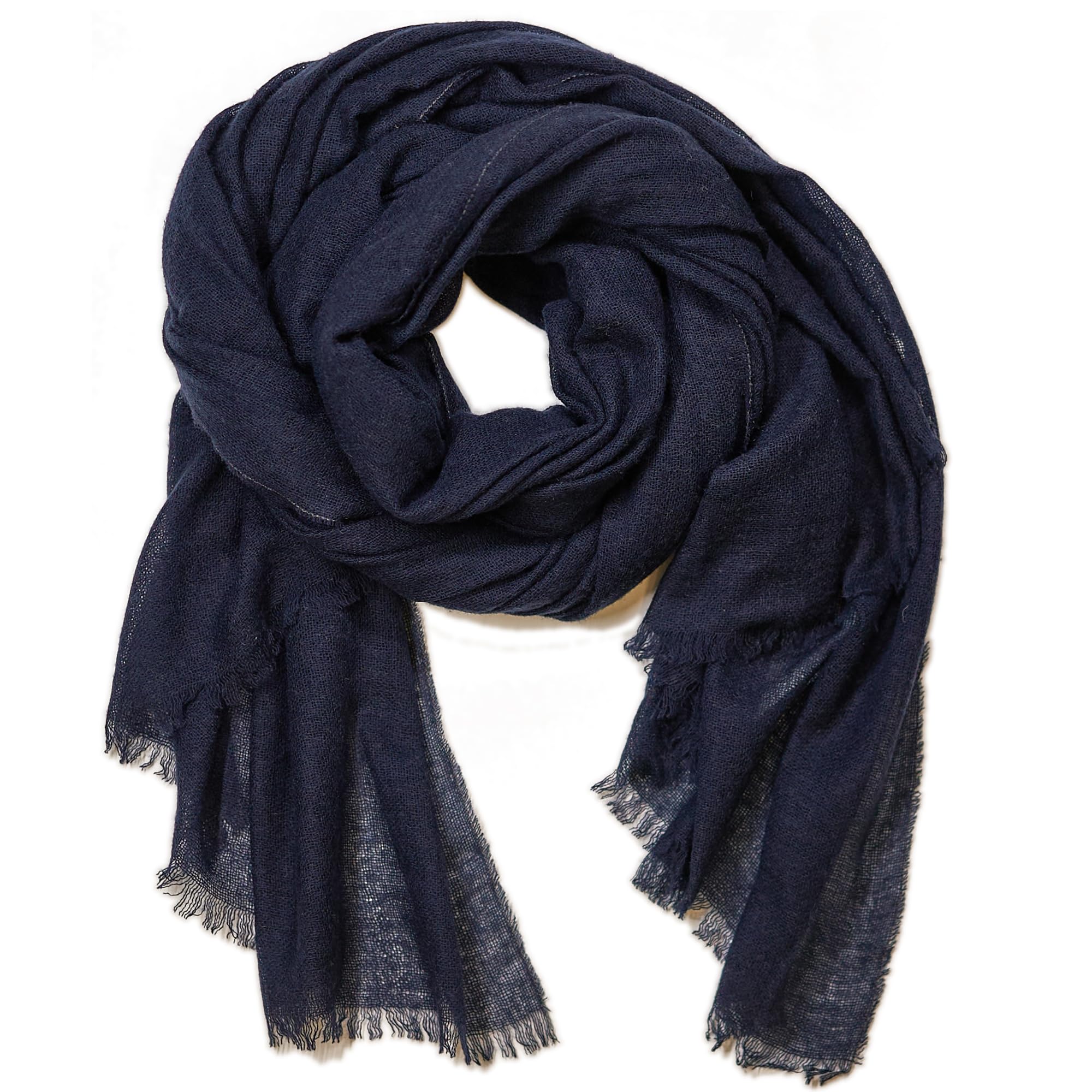 [バイヤー] ウール カシミヤ 大判 エアリー ストール【レディース メンズ】 薄手 ガーゼ カシミア 大判ストール ショール スカーフ 無地 25-07