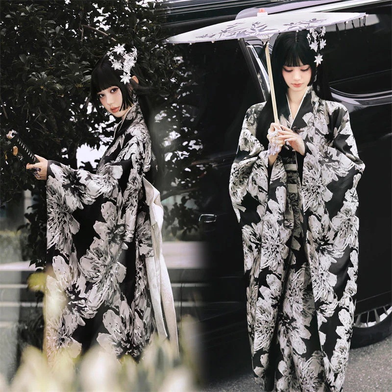 【优质产品】浴衣 花火大会 新作 着物 ヤクザ 近衛兵 伝統 浴衣 写真 ドレス 変形 和風 4,664円