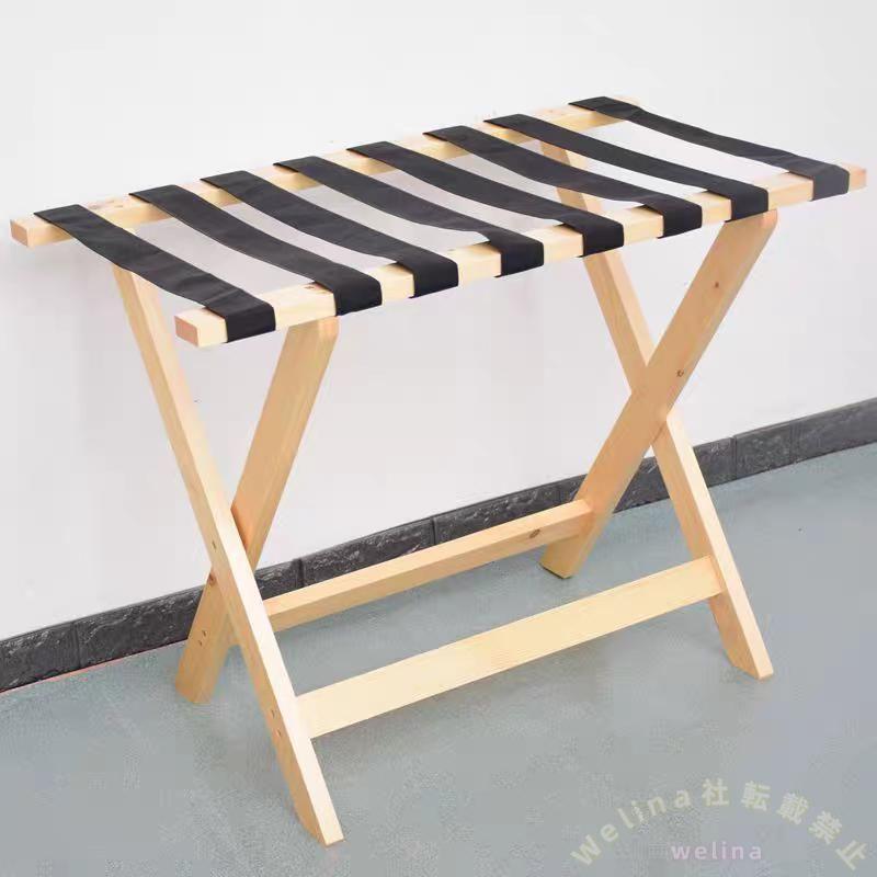 折りたたみラゲッジラック 幅31.5インチ スーツケース台 ホテル客室/寝室向け トラベルバッグサポート フロア置き荷物置き