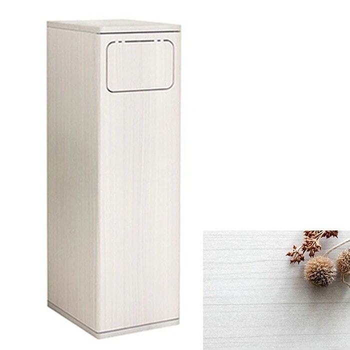 ゴミ箱 45L プッシュ式 木製 ダストボックス Empro エンプロー DB-800R-WH ホワイト 8,497円