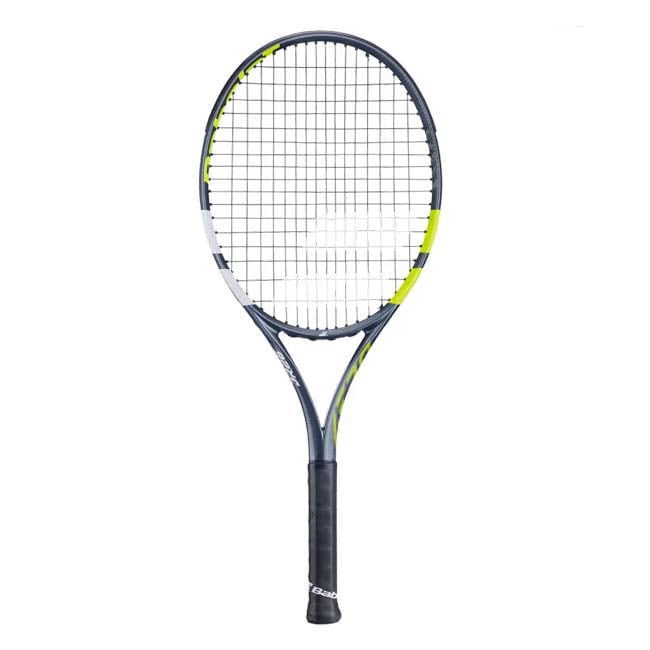 バボラ(Babolat) 2026 AERO アエロ JR26 (240g) 海外正規品 硬式テニスジュニアラケット 140518-100グレー×Fイエロー