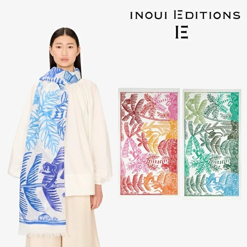 INOUI EDITIONS イヌイエディションズ コットン リネン ストール REVERIE スカーフ COTTON inouitoosh イヌイトゥーシュ 春夏 2025SS プレゼント ギフト
