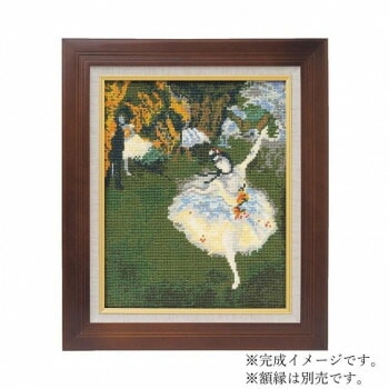 ししゅうキット　876（ベージュ）　アートギャラリー　「舞台の踊り子」ドガ作 5,402円