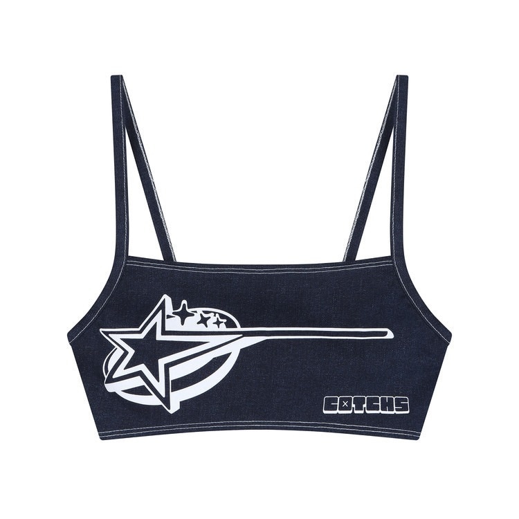 【COTCHS】23SS STAR DENIM BRA TOP