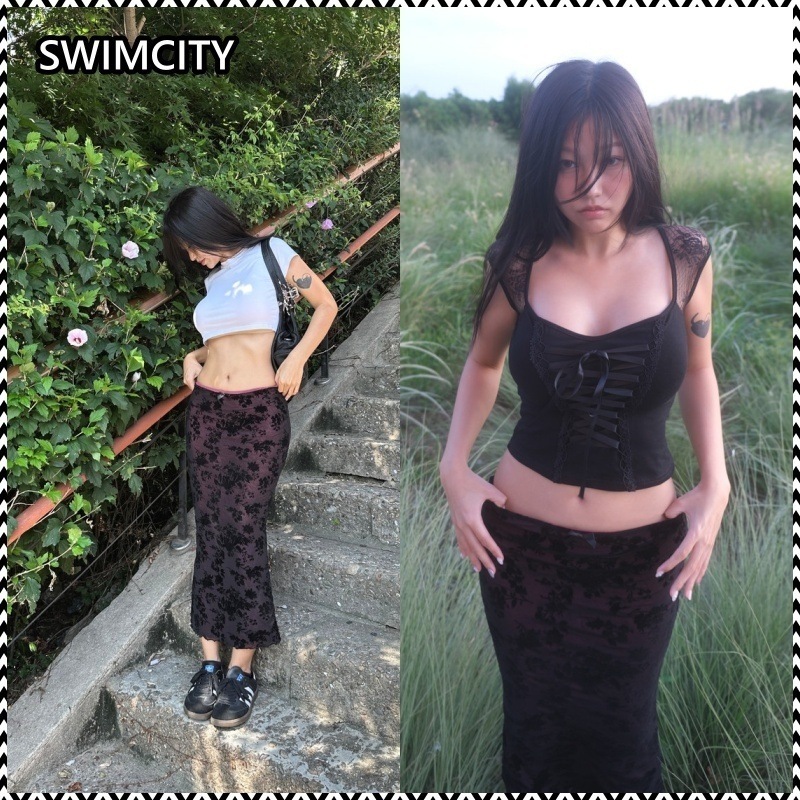 SWIMCITY Whisper maxi skirt