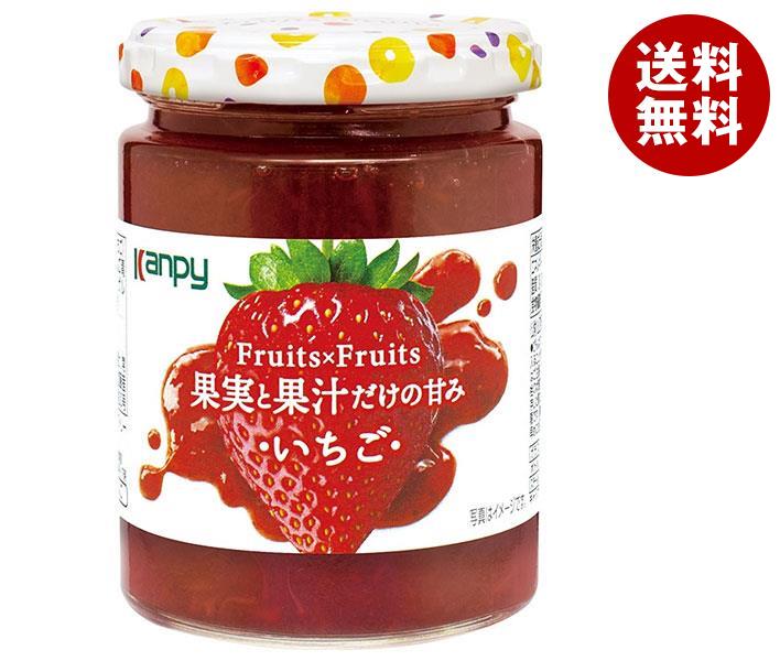 カンピー Fuits×Fruits いちご 260g瓶×12個入×(2ケース)