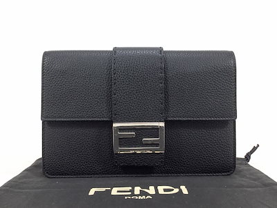 クラッチバッグ レザー ブラック 【品】