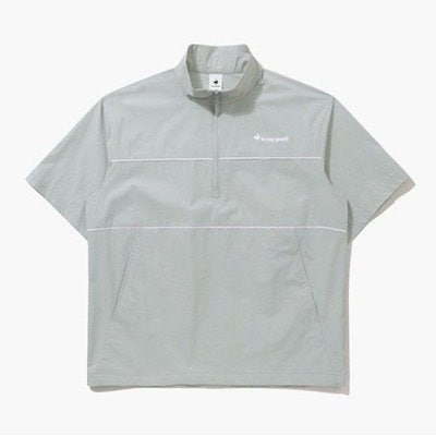 ウィンドブレーカー NQJ QQ223LJK52-WKK シンフレックス スタンドネック 半袖アノラックジャケット / WHITE KHAKI 11,154円