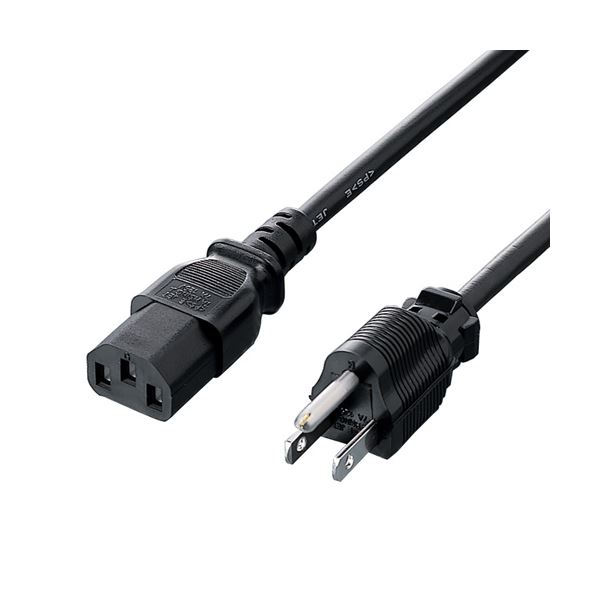 (5個セット) サンワサプライ 電源コード KB-D3215AX5