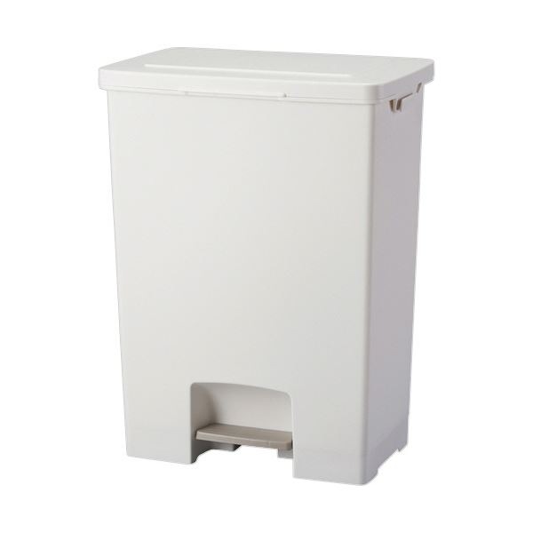 （まとめ） アスベル エバン ペダルペール 45Lワイド ホワイト A6006 1台 (×5セット) 10,420円