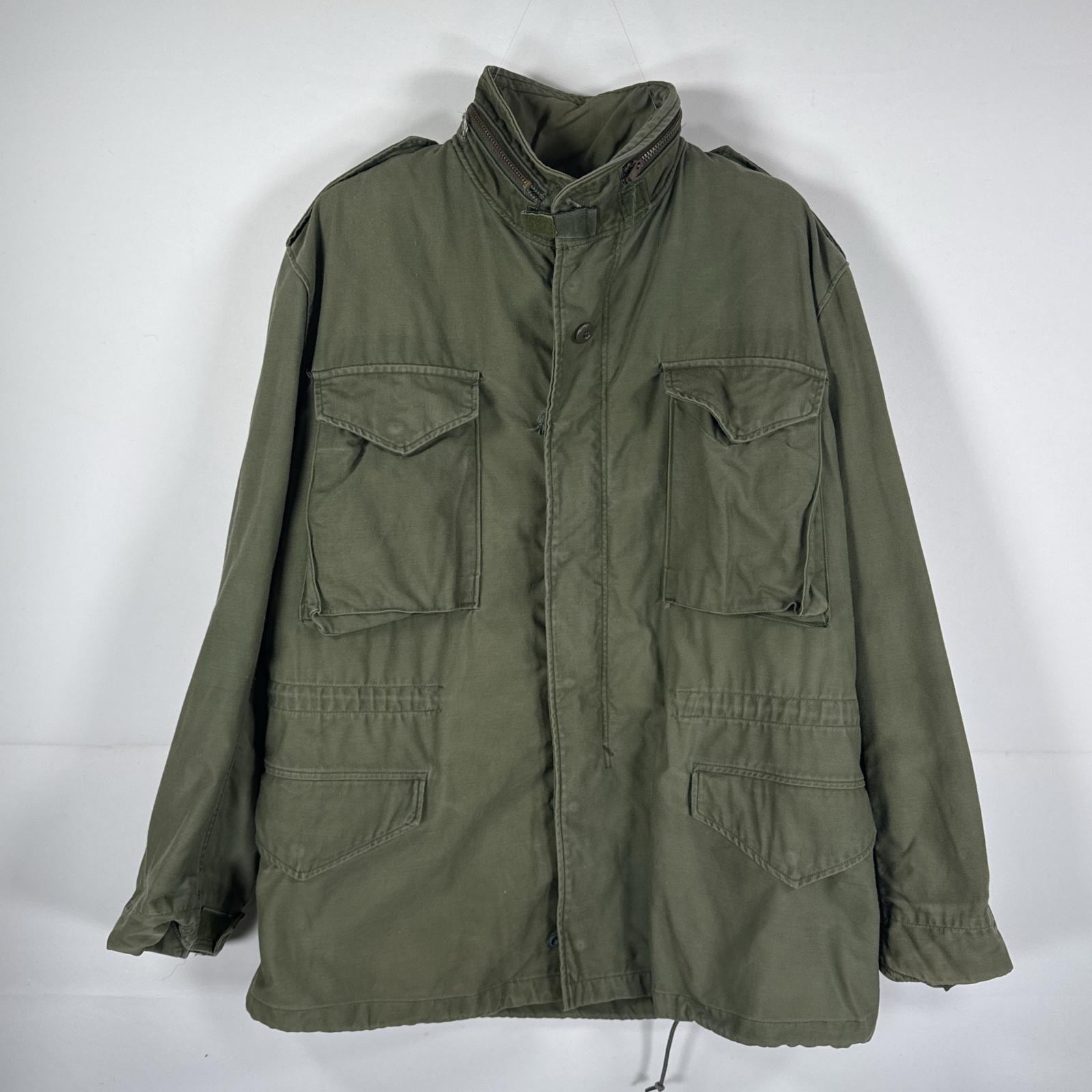 古着 70s/70年代 ヴィンテージ ミリタリージャケット M-65 フィールドジャケット 3rd M オリーブグリーン メンズ