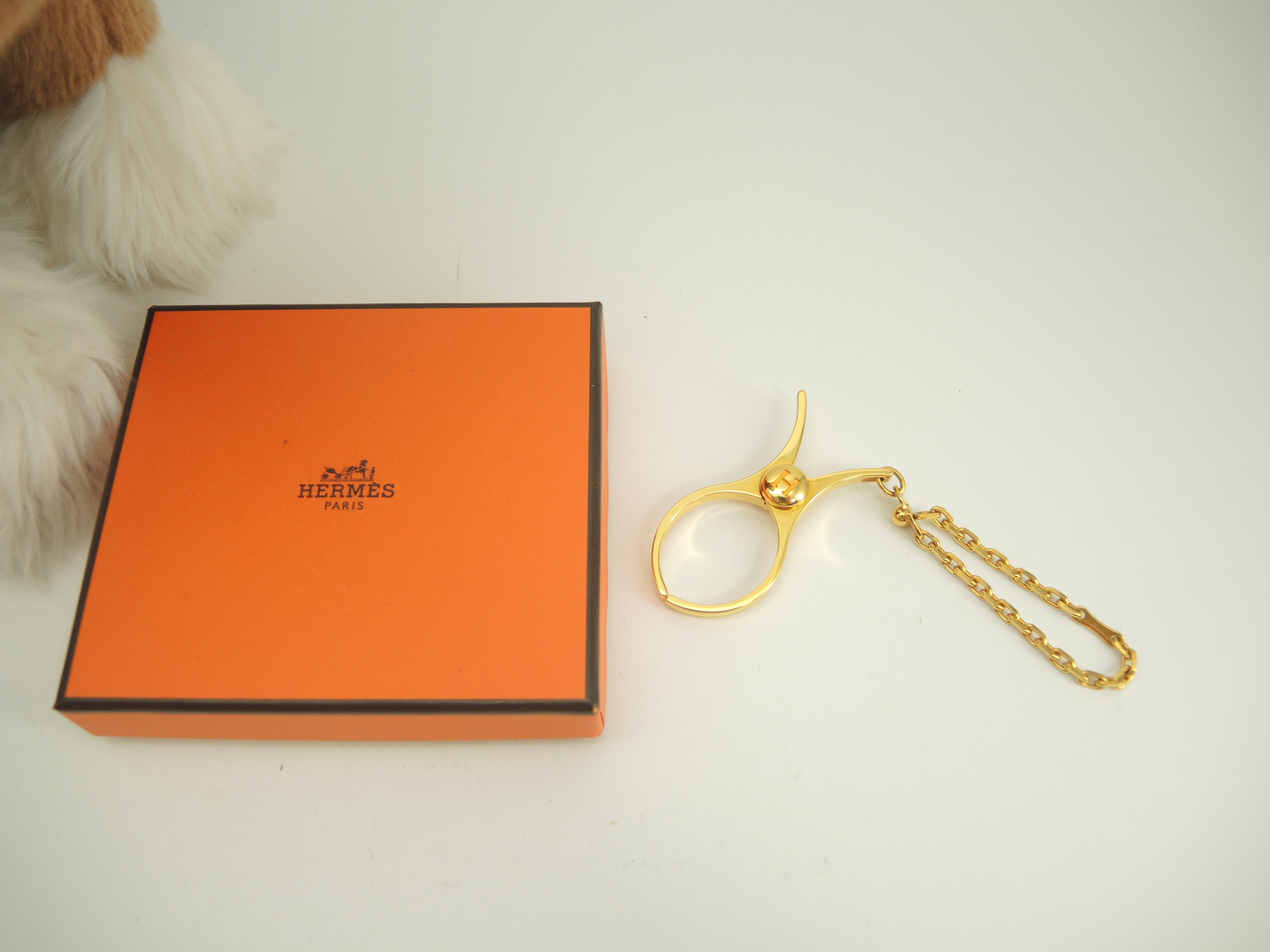 バッグチャーム フィルー ゴールド キーリング グローブホルダー@ 3