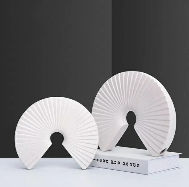 希少アイテムモダンなミニマリストの扇形の装飾品クリエイティブな装飾 tbq678