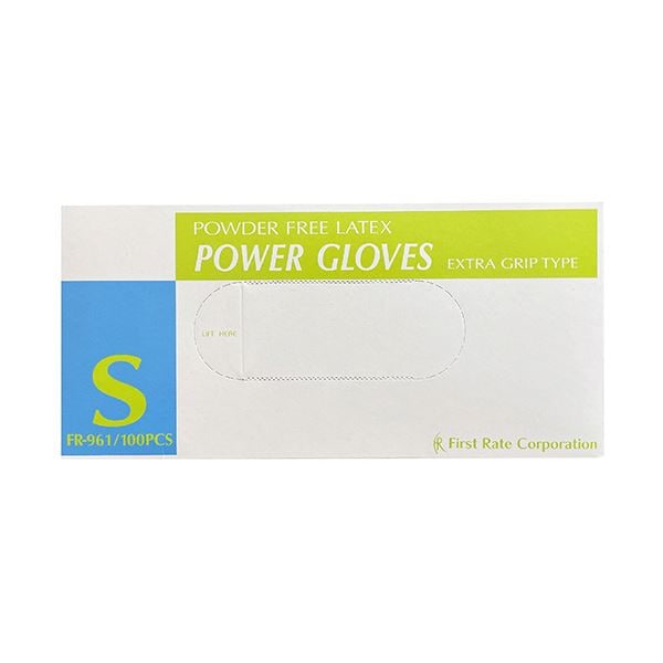 ファーストレイト パワーグローブEXグリップ パウダーフリー S FR-961 1セット(1000枚：100枚×10箱) 8,760円