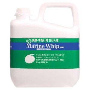サラヤ　フェイス＆ハンドソープ　マリンホイップ　5kg【取り寄せ商品・即納不可】
