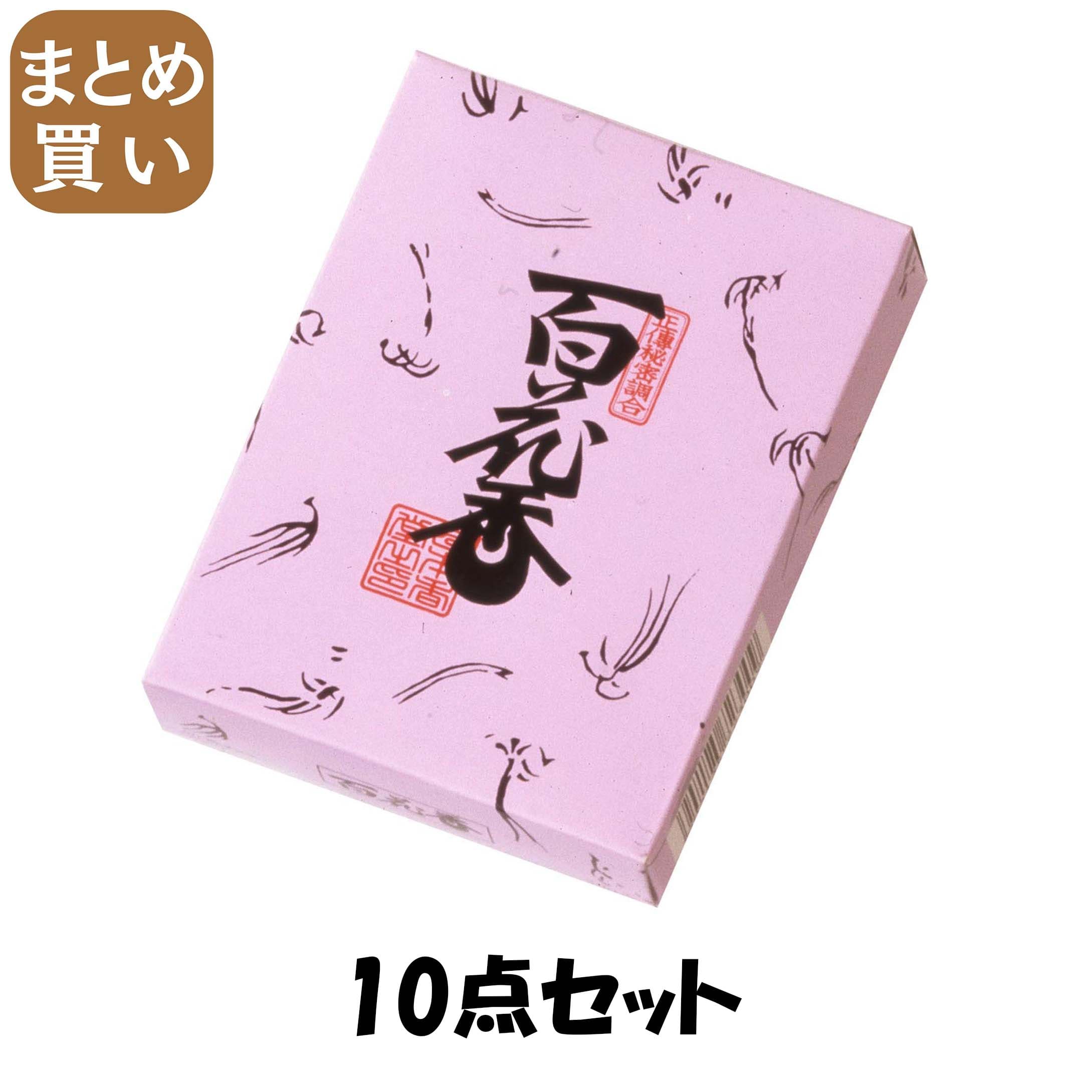 【まとめ買い】百花香　３０Ｇ 10点セット 日本香堂 お線香