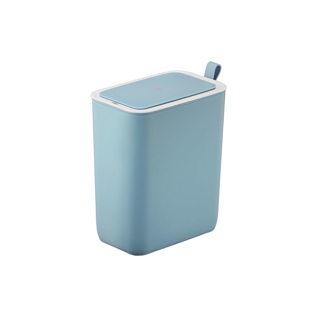 EKO ゴミ箱 モランディ プラスチックセンサービン 8L ブルー センサー式開閉 EK6287-8L-BU W260xD165xH305mm 蓋つき ダストボックス