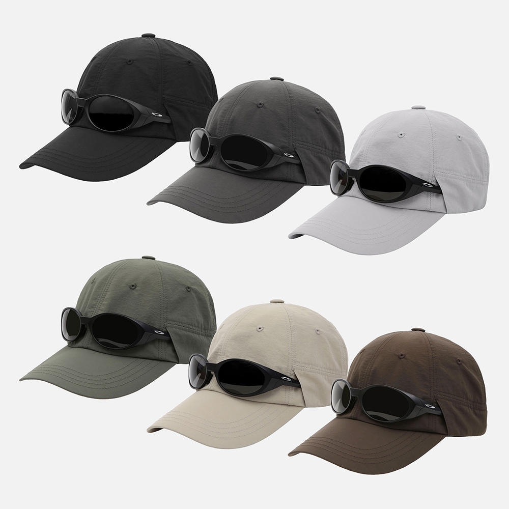 UNDERCONTROL純正品 URH - C - 007 - OPT - WASHED - N(6COLOR) アウトドア 機能性サングラス 掛け可能 野球帽 深い ボールキャップ