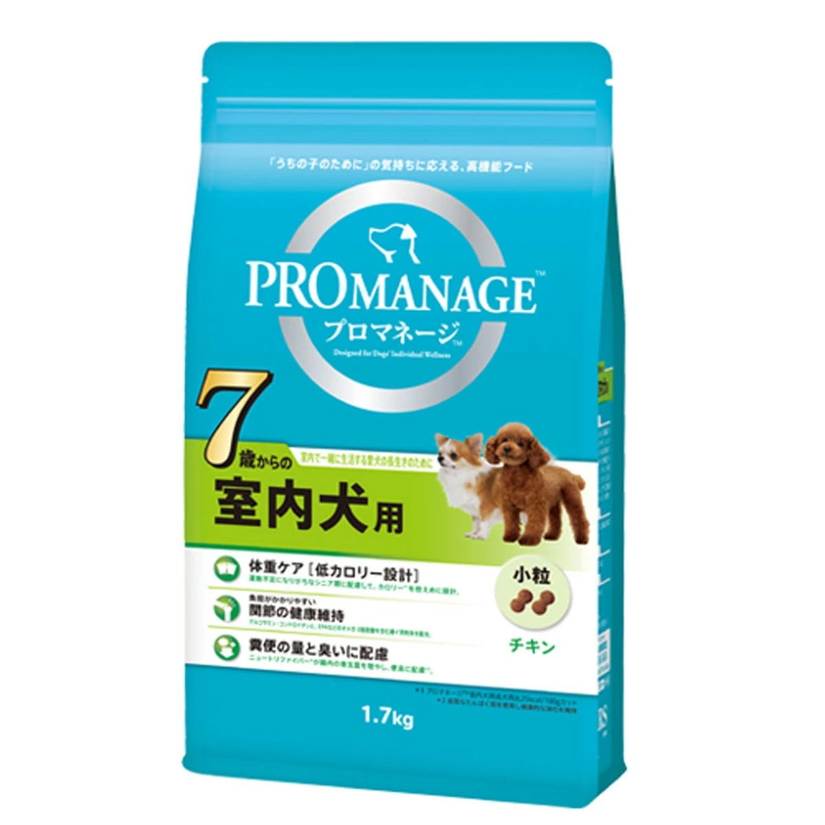 【3個セット】マースジャパンリミテッド プロマネージ 7歳から 室内犬用 1.7kg