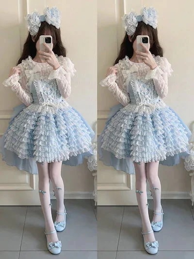 コスプレ ロリータ ミルフィーユ新品ロリータ洋装キュートjskキャミソールワンピース レディース今日は30パーセント