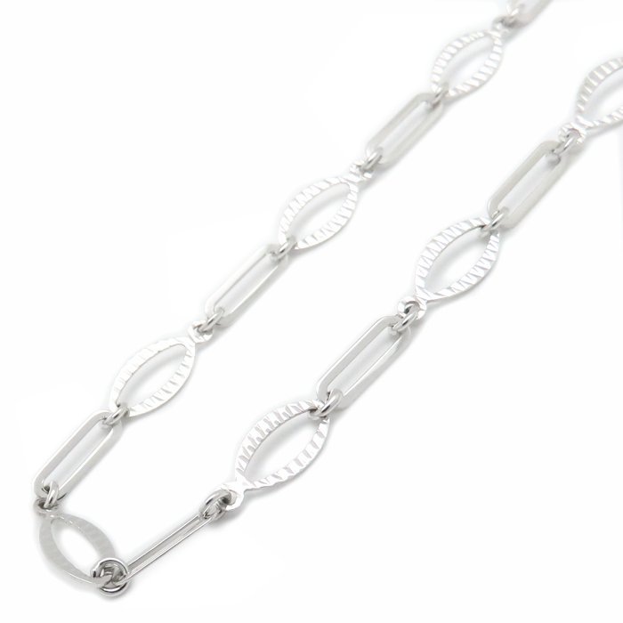 ファッションチェーン ネックレス 50cm 4.6グラム K10WG ホワイトゴールド レディース/76437【中古】