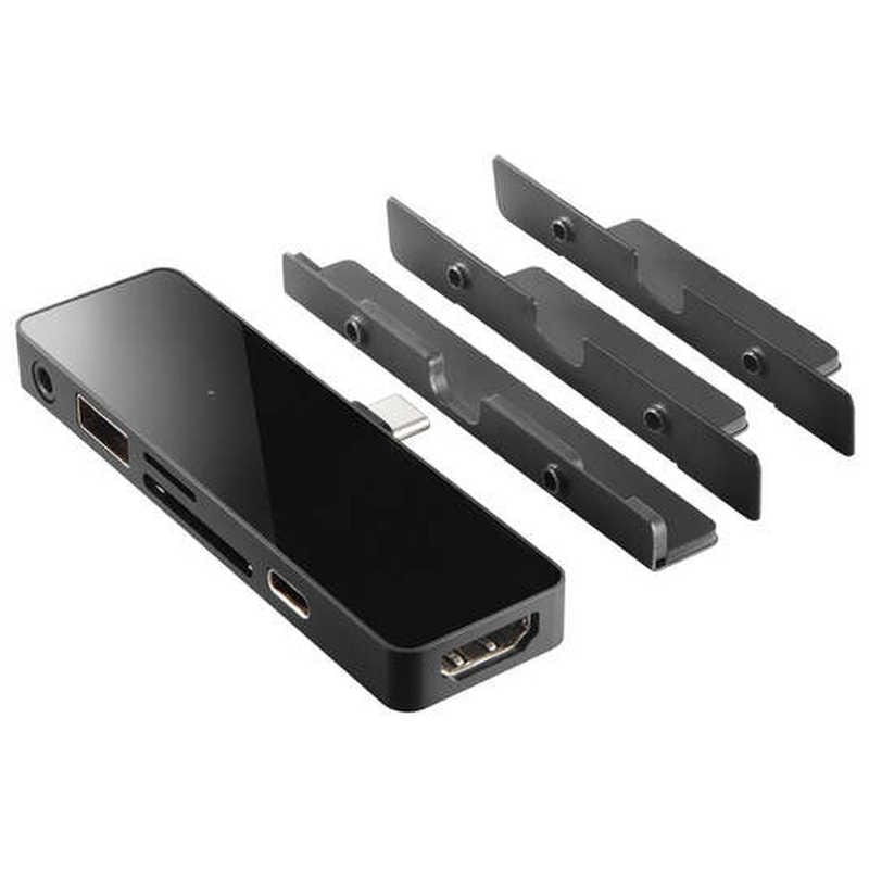 エレコム　ELECOM　iPad / iPhone 15用ドッキングステーション ブラック ［USB Power Delivery対応］ USB PD対応 100W 　LHB-PAPP6U3