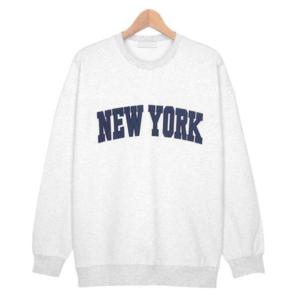 スウェットシャツ SRV038 3COLOR 男女共用 ラウンドネック 長袖 Tシャツ