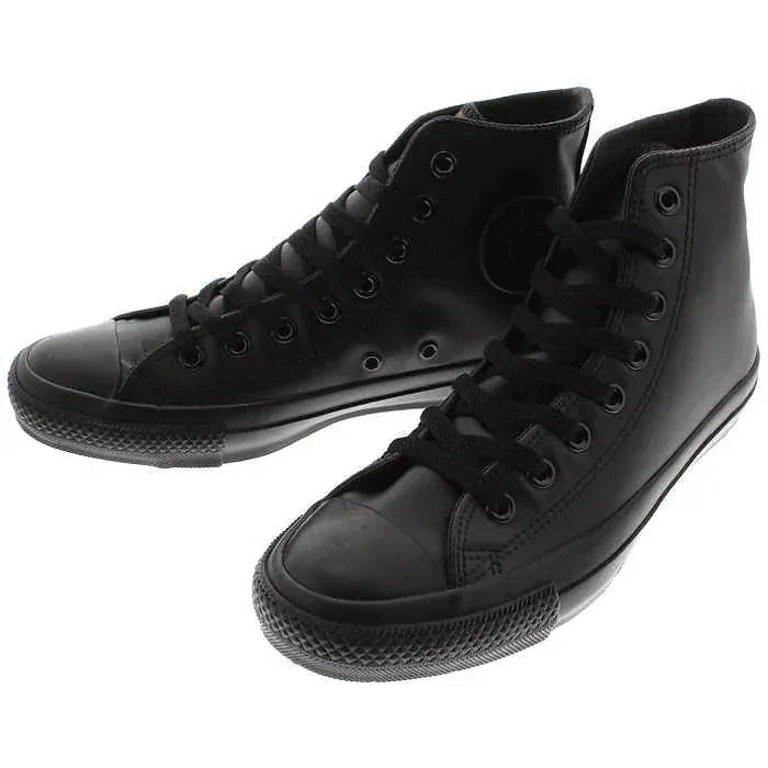 正規品 LEA　ALL STAR HI　レザー オールスター ハイ ブラックモノクローム 1C075