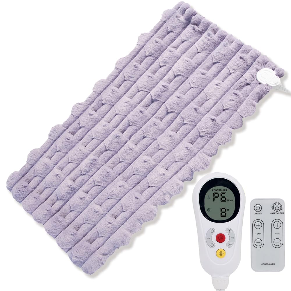 ホットマット電気ホットマット 一人用 足元マット電気座布団 足元暖房 ホットカーペット６段階温度調整 5種類の時間帯タイミング設定 リモコン付き 省エネ 防寒対策 洗濯可能 過熱防止 腹/背中/首/ひ