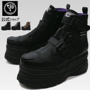 【公式SHOP特典キズ補修液付】 ヨースケ 厚底 スニーカー メンズ ハイカット 9cm厚底ソール