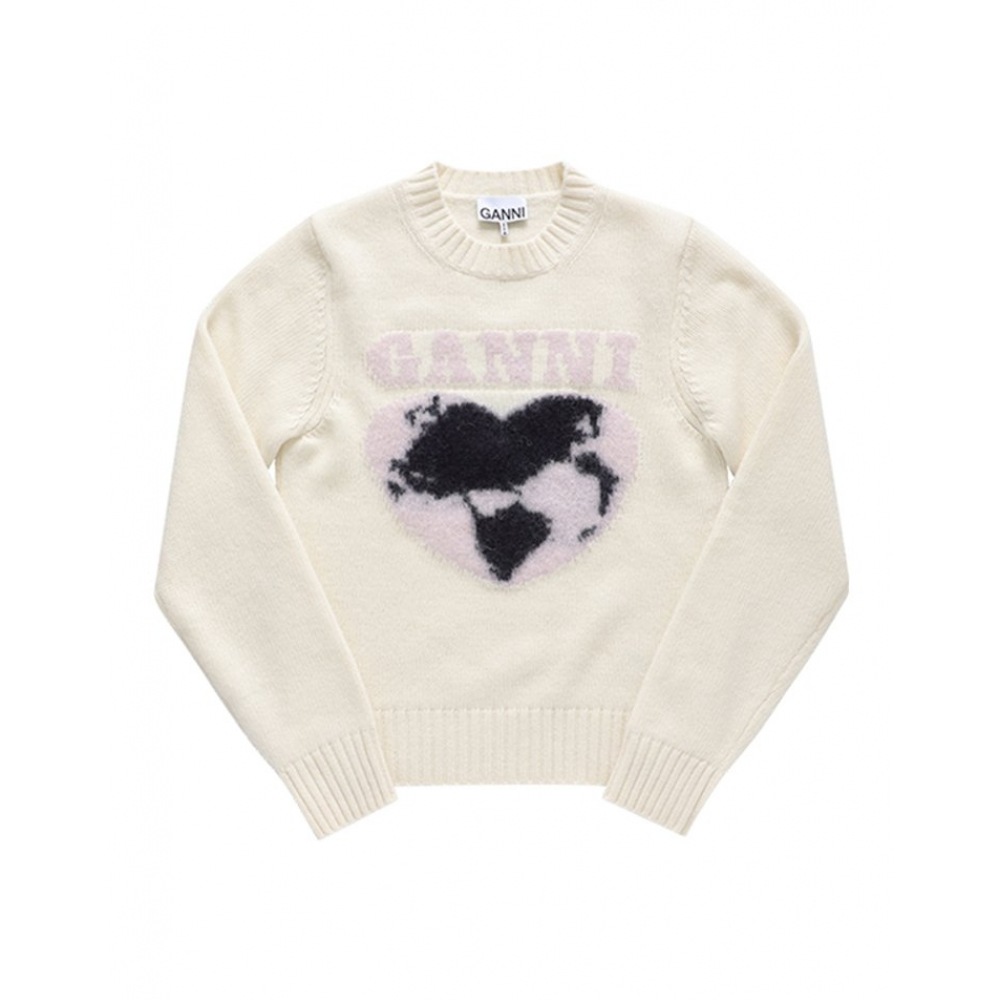 ガニニット K2218 135 ロゴウールウールレディースニット当日発送 32,135円