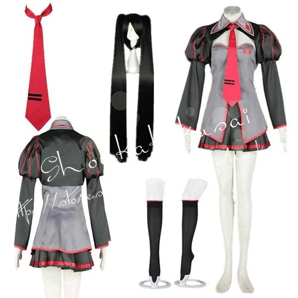[2026新品] G 子供用大人用 VOCALOID ボーカロイドシリーズ 風 雑音 ミク コスプレ衣装ウィッグ 変装 仮装 コスチューム 撮影 祭り