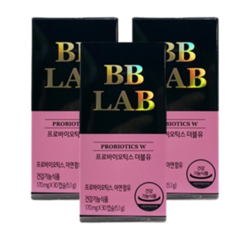 [チョンウソン少女時代ユナPICK] ビビラップ 女性乳酸菌 プロバイオティクス W 3ボックス(3ヵ月分) 30錠*3個