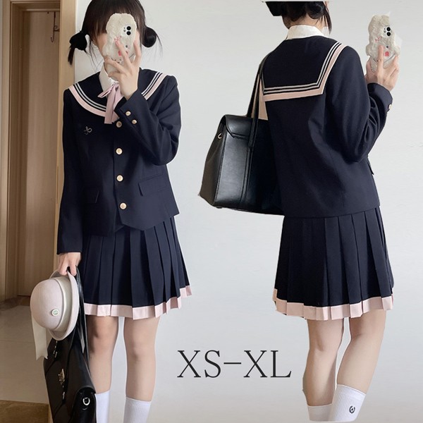 セーラー服 卒業式 女の子 制服 学生制服 長袖 女子高生スカート 制服コスプレ レディース 高校生 お受験 発表会 入学 通学 ジュニア dr009zuzulc