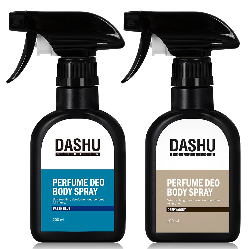 DASHU ダッシュソリューション パフュームデオボディスプレーフレッシュブルー+ディープウッディ 1セット