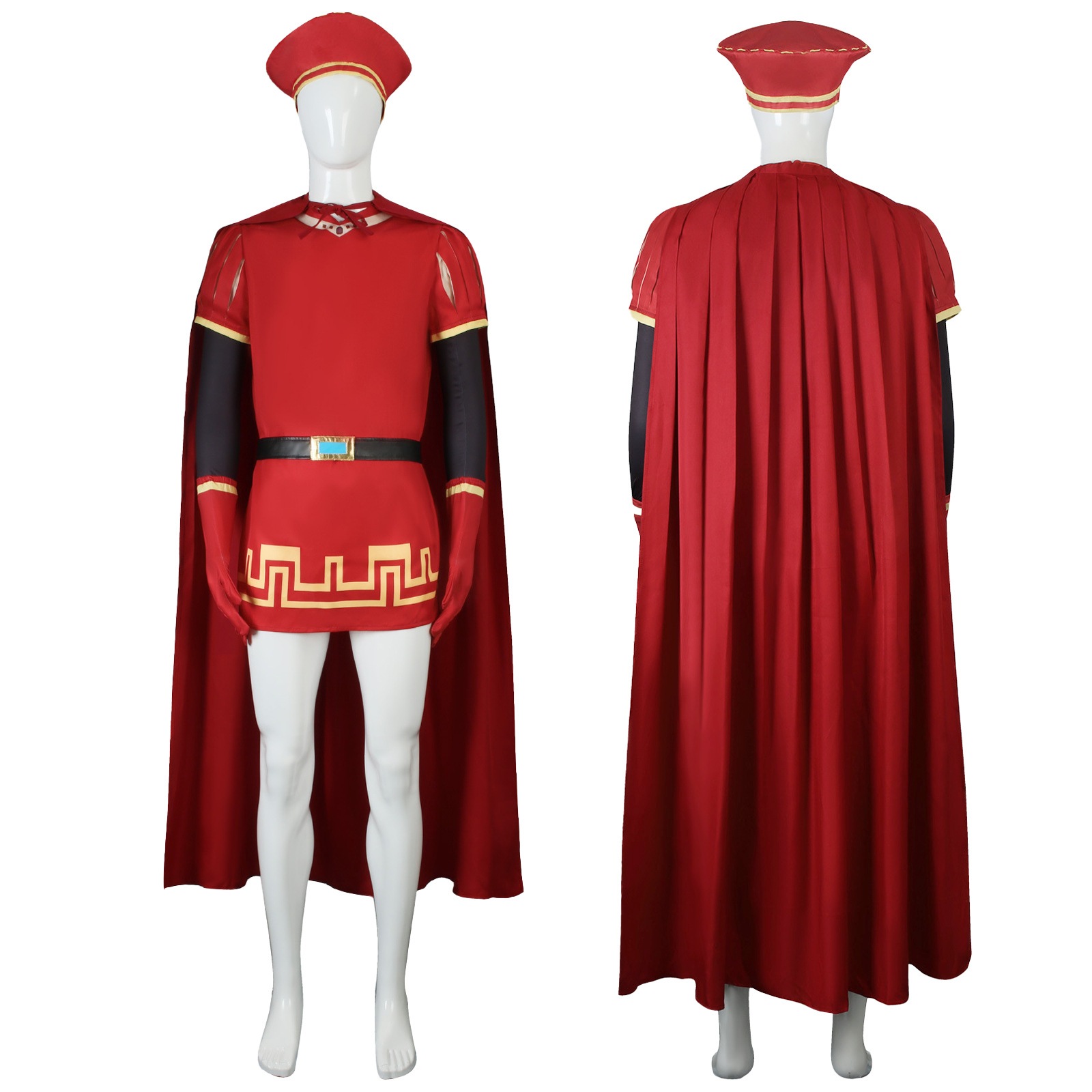 【一部分3日出荷】コスプレ 仮装ハロウィンモンスターシュレックcos服4dマキシムス・ファルキッド卿コスプレ衣装 イベント用品