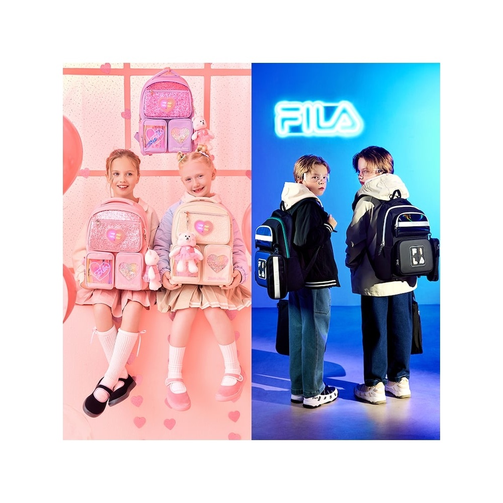 [FILA KIDS] (24年新品) 新学期バックパックセットコレクション 8種類チョイス1 Q0ZFK3BEG100