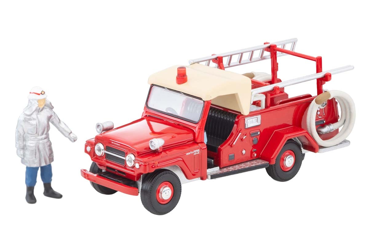 トミーテック 1/64 LV-31c 日産 パトロール ポンプ消防車（フィギュア付）【336556】 ミニカー TT 336556 LV-31c ニッサン パトロール ショウボウシャ