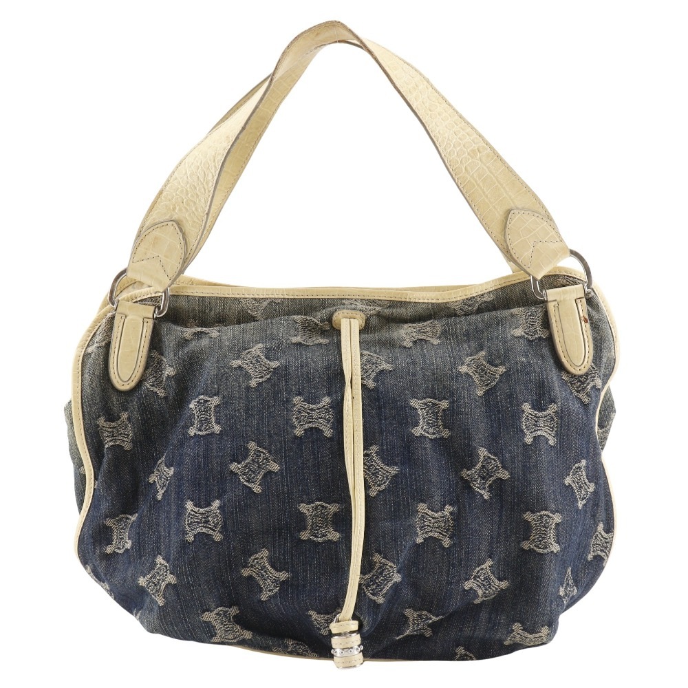 ビタースウィート パリマカダム トートバッグ デニム 青 レディース 中古品