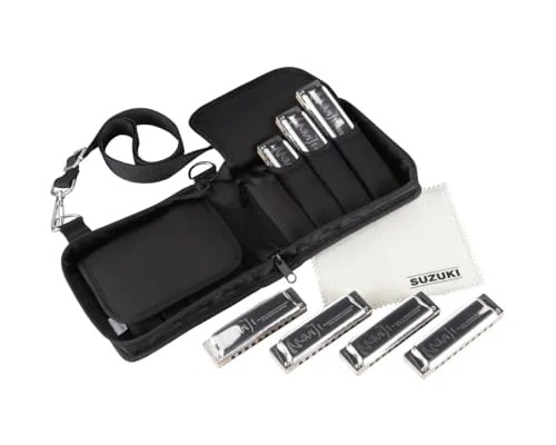 SUZUKI スズキ 10穴ハーモニカセット M-20 7本セット M-20-7SET