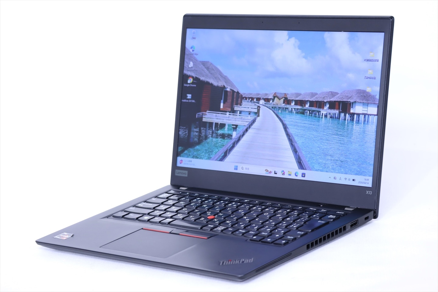 即配 バッテリー良 2021年薄軽量Ryzen5モデル ThinkPad X13 Gen1 Ryzen5 PRO 4650U 8G 256G 13.3FHD WiFi6 BAA評価